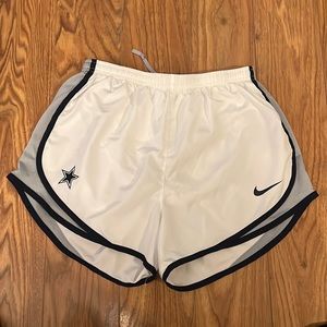 Dallas Cowboys White DriFit Nike Running Shorts